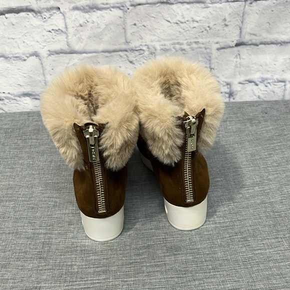 DKNY Womens abri Closed Toe Ankle Fashion Boots, Brown - Picture 9 of 10